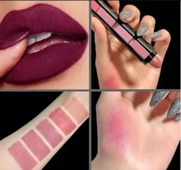 5 In 1 Huda Beauty Lipstick Nude Shades - Pink shades