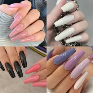 576 pcs nails with box ,Reusable Artificial nails
