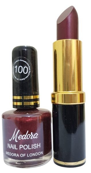 Medora 2 in 1 Lipstick & Nail Polish Combo - Image 3