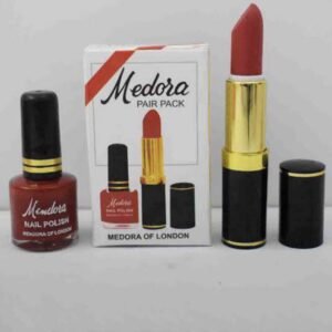 Medora 2 in 1 Lipstick & Nail Polish Combo