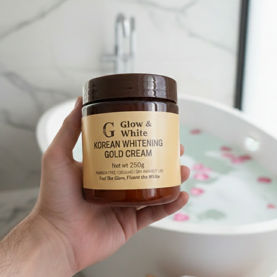 Glow & White Korean Whitening Gold Cream - Image 5