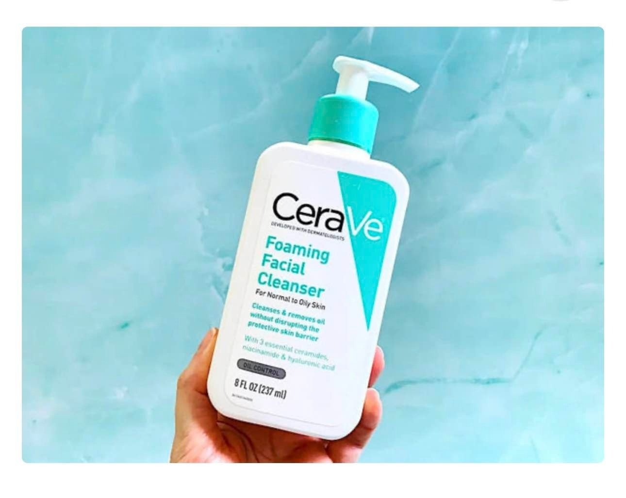 CeraVe Foaming Facial Cleanser for Normal to Oily Skin