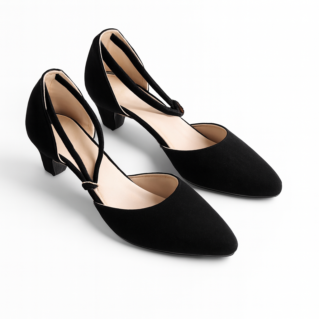 Velvet Pump Shoes - Image 8