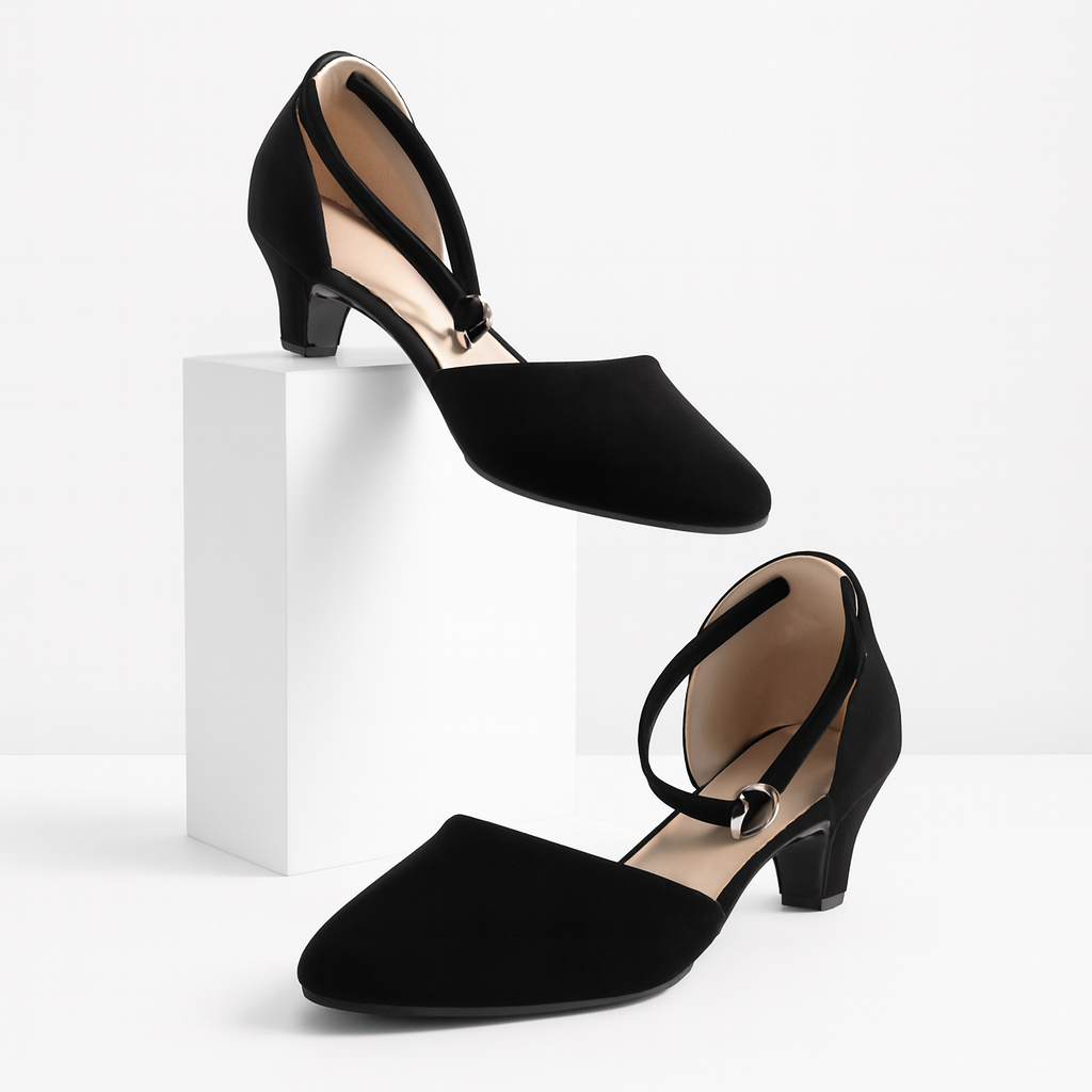 Velvet Pump Shoes - Image 9