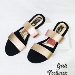 Ladies Casual & Party Wear Flat Slippers - Black 36