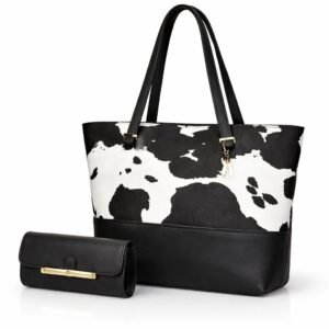 Premium Cow Print Tote Bag