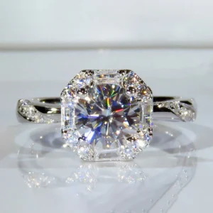 Sparkling Zircon Rings