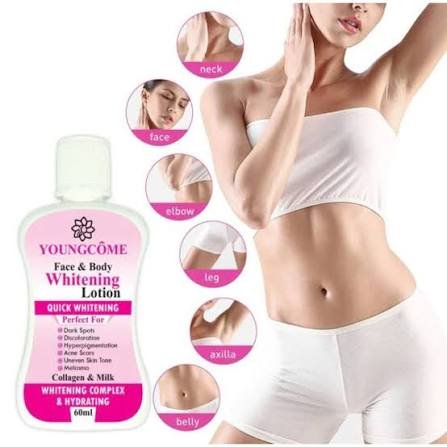 YOUNGCOME 60ml Face Body Whitening Lotion Underarm
