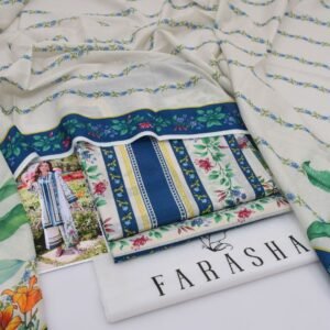 *FARASHE 3PC lawn collection *