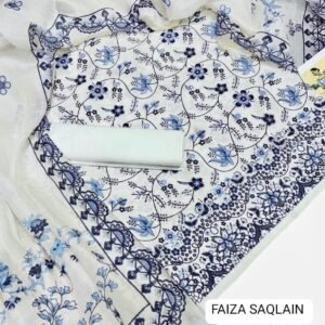 Faiza suqlain Lawn 3pc collection