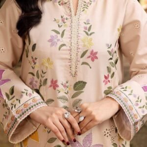LAWN 3pc Heavy Embroidered With Lawn Embroidered Dupatta*