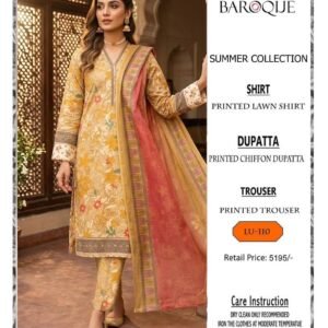 SUMMAR  CLEARANCE SALE
3pc BAROQUE 2026
