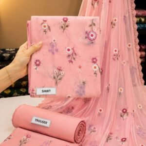 ........*Alhamdulillah*.......
    😋*TOP OF TREND*😊
        🕵🏻‍♀️  *Bareeze* 🕵️‍♀️
.*Allover embroided 3pc*