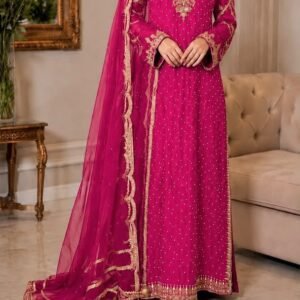 Luxury embroidered women's fancy suit in Pakistan – premium party wear dress | FashionHeaven.pk