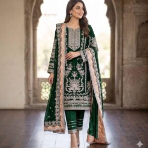 Luxury embroidered women's fancy suit in Pakistan – premium party wear dress | FashionHeaven.pk