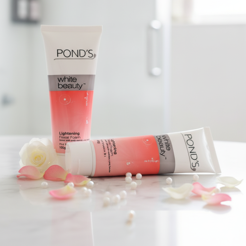 Pond’s White Beauty Face Wash – 150g Brightening Daily Cleanser for Radiant Skin | Gentle Liquid Formula - Image 2
