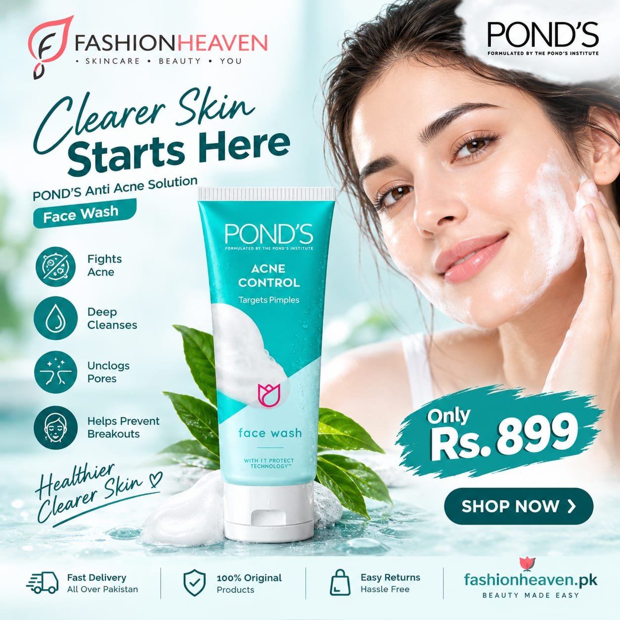 Ponds Acne Facewash